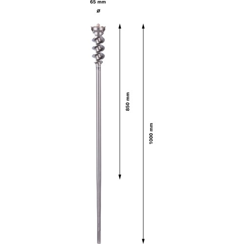 Broca PRO SDS max-9 Break Through, 65 x 850 x 1000 mm