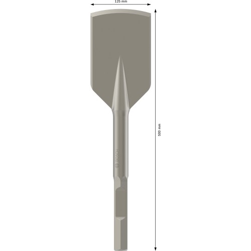 Cortador de asfalto PRO HEX 28, 125 x 500 mm