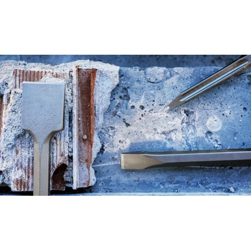 Cincel de pala PRO HEX 28-4C, 80 x 400 mm