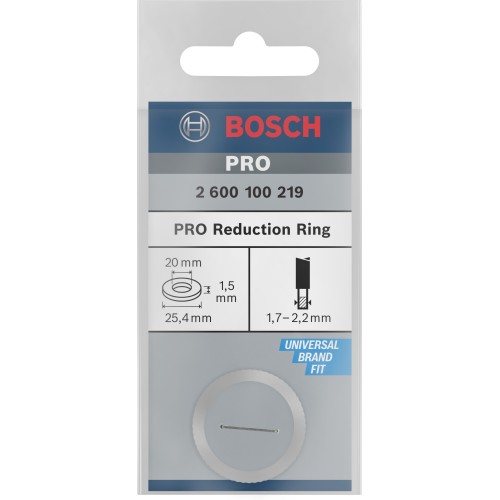 Anillo reductor para hoja de sierra circular PRO, 25,4 x 1,5 x 20 mm