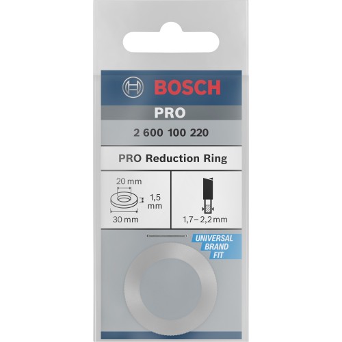 Anillo reductor para hoja de sierra circular PRO, 30 x 1,5 x 20 mm