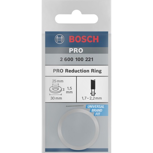 Anillo reductor para hoja de sierra circular PRO, 30 x 1,5 x 25 mm