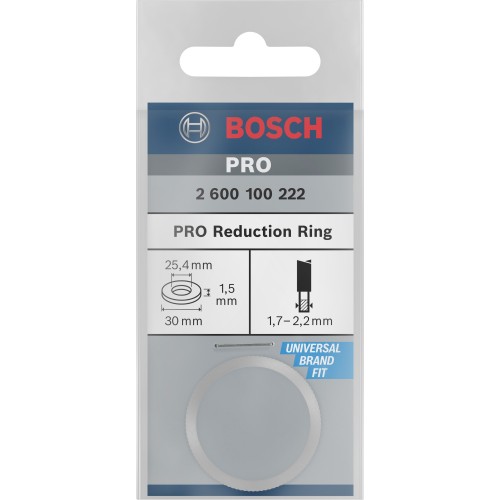 Anillo reductor para hoja de sierra circular PRO, 30 x 1,5 x 25,4 mm
