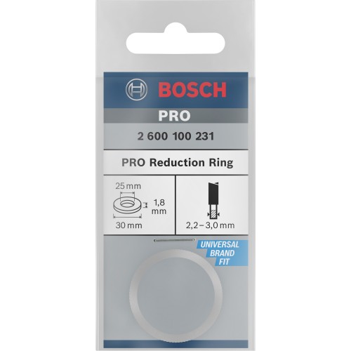 Anillo reductor para hoja de sierra circular PRO, 30 x 1,8 x 25 mm