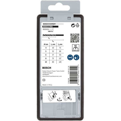 Sets de brocas para madera PRO Wood, 5 uds.