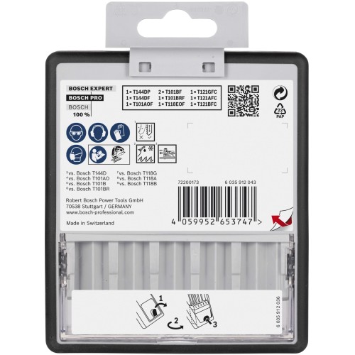 Set PRO Wood and Metal, 100 mm, 10 unidades