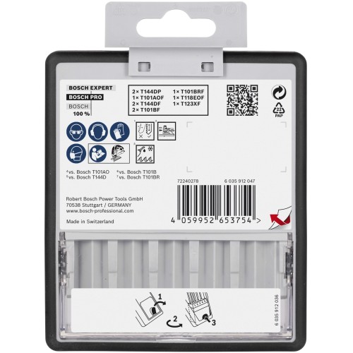 Set PRO Wood and Metal, 100 mm, 10 unidades