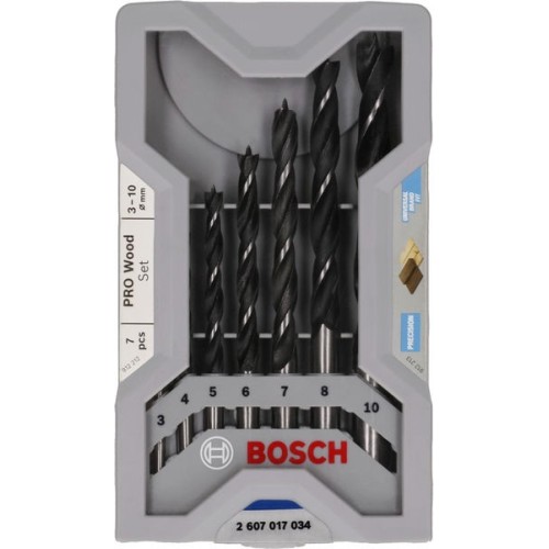 Sets de brocas para madera PRO Wood, 7 uds.