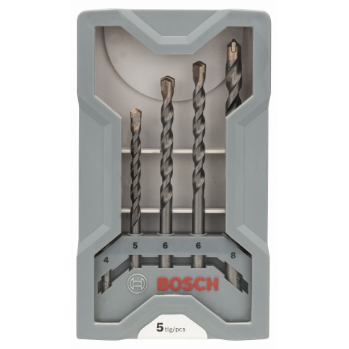 Set de brocas para hormigón CYL-3, 5 unidades, de 4 - 8 mm