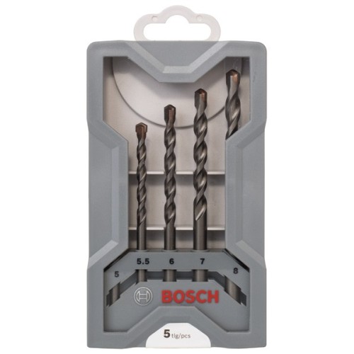 Set de brocas para hormigón CYL-3, 5 unidades, de 5 - 8 mm
