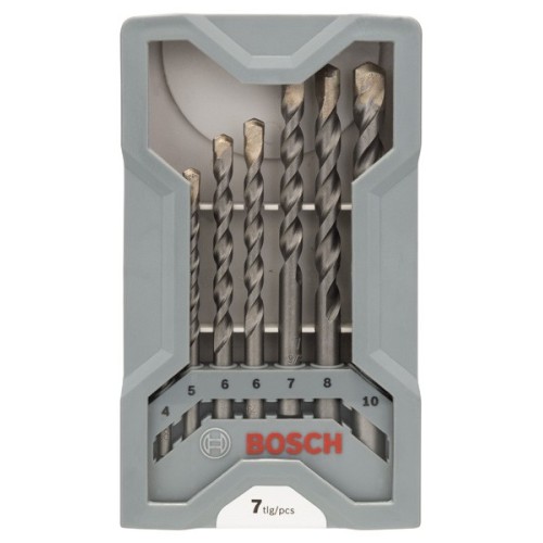 Set de brocas para hormigón CYL-3, 7 unidades, de 4/5/6/6/7/8/10 mm
