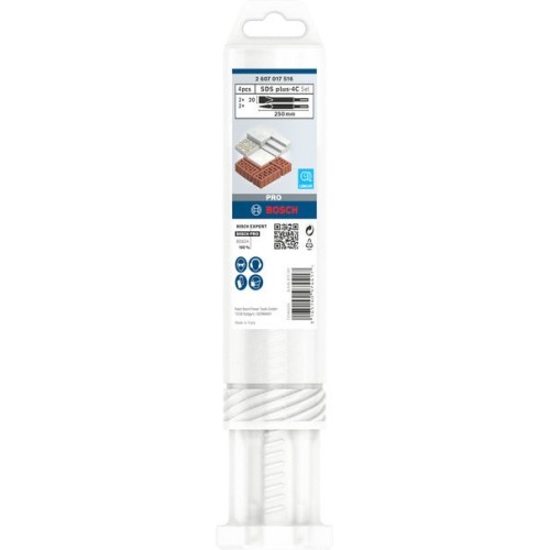 Set de cinceles PRO SDS plus 4C, 4 uds.