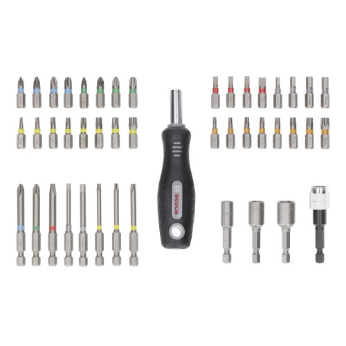 Set de puntas de atornillar Extra Hard, expositor, 44 x +1 uds.