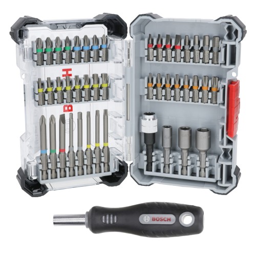 Set de puntas de atornillar Extra Hard, expositor, 44 x +1 uds.