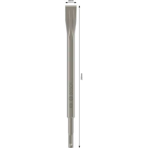 Set de cinceles planos PRO SDS plus-5C, 20 x 250 mm, 5 unidades
