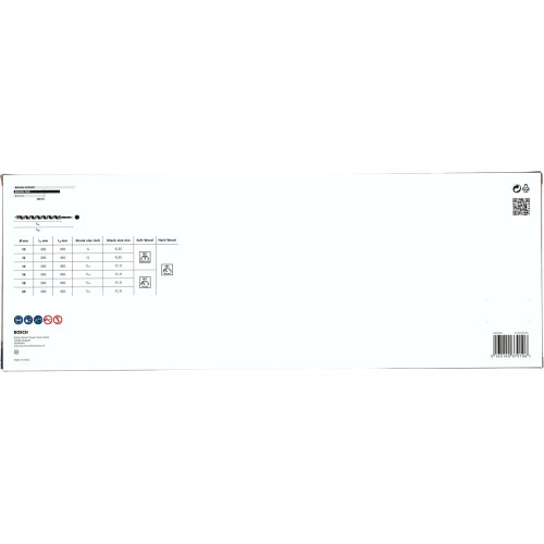 Set de brocas salomónicas PRO Wood, L450, 6 unidades