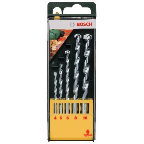 Set con 5 brocas para piedra