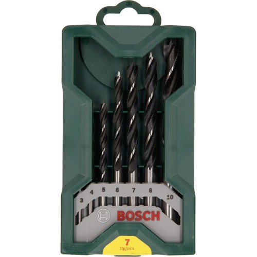 Mini X-Line con 7 brocas para madera