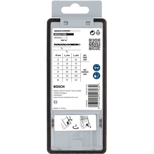 Sets de brocas para madera PRO Wood HSS, 7 uds.