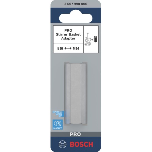 PRO Stirrer Basket Adapter, cono interior de M14 a B16