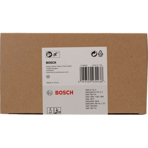 Protección combinada para corte, plástico con clip de 115 mm