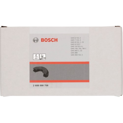 Protección combinada para corte, plástico con clip de 125 mm