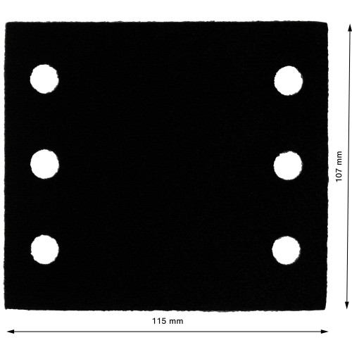 Protector de plato de soporte, 115 mm x 107 mm, 2x
