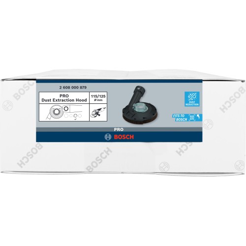 PRO Dust Extraction Hood, con llave SAG, 115/125 mm