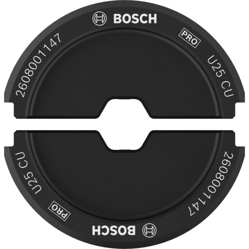 Matriz de engaste PRO, U25 CU, 25 mm², cobre