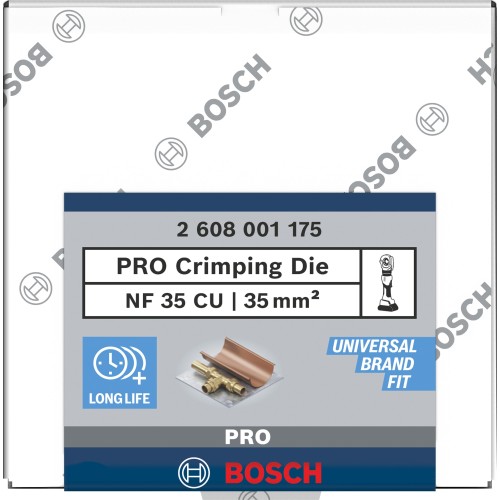 Matriz de engaste PRO, NF35 CU, 35 mm², cobre