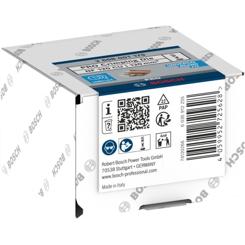 Matriz de engaste PRO, NF120 CU, 120 mm², cobre