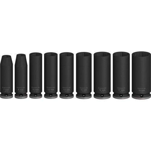 PRO Impact Socket Set, 3/8", profundo, 9 unidades