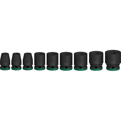 PRO Impact Socket Set, 1/2", estándar, 9 unidades