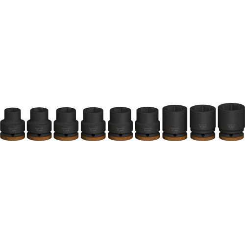 PRO Impact Socket Set, 3/4", estándar, 9 unidades
