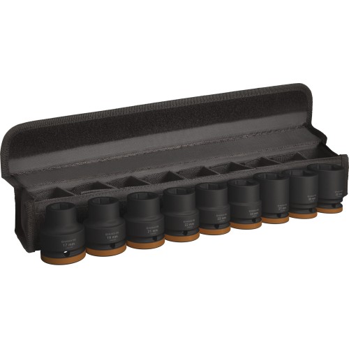PRO Impact Socket Set, 3/4", estándar, 9 unidades