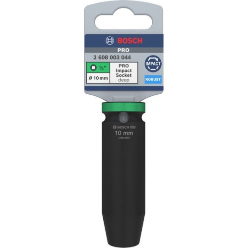 PRO Impact Socket, 1/2", 10 mm, profundo