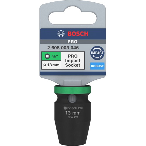 PRO Impact Socket, 1/2", 13 mm, estándar