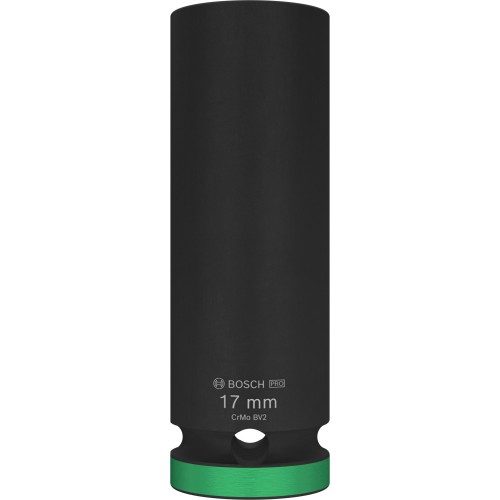 PRO Impact Socket, 1/2", 17 mm, profundo