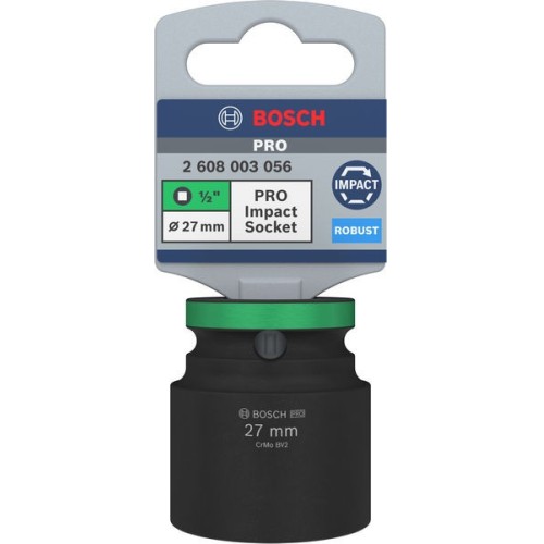PRO Impact Socket, 1/2", 27 mm, estándar