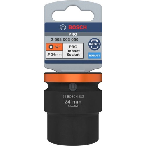 PRO Impact Socket, 3/4", 24 mm, estándar