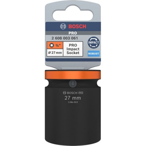 PRO Impact Socket, 3/4", 27 mm, estándar