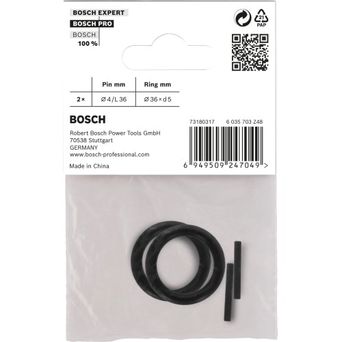 Retaining Ring and Pin Set for PRO Impact Socket, 3/4", 4 uds.