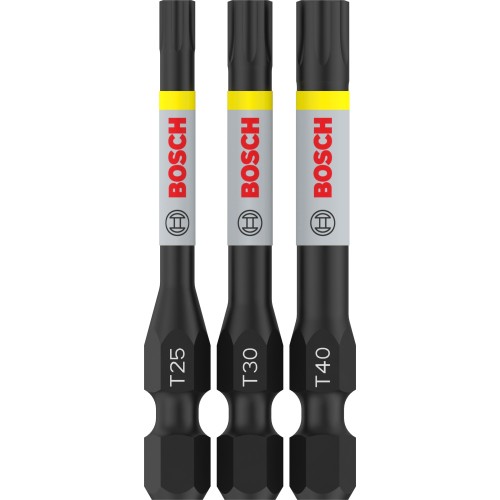 Puntas PRO T Impact, T25, T30, T40, 55 mm, 3 uds.