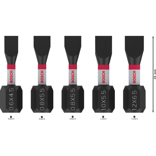 Puntas PRO SL Impact, SL4.5, SL5.5 (2 uds.), SL5.5, SL6.5, 25 mm, 5 uds.