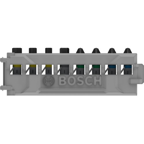 Set de puntas de atornillar PRO Impact, PH2 (2 uds.); PZ2 (2 uds.); H5; T20; T25; T30, 25 mm, 8 uds.