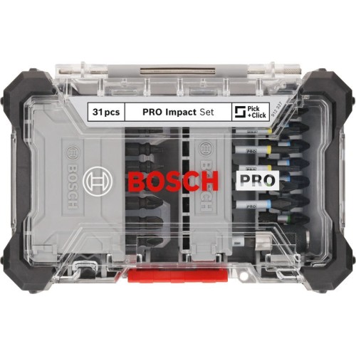Set de puntas de atornillar PRO Impact, expositor, 6 x 31 uds.