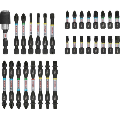 Set de puntas de atornillar PRO Impact, expositor, 6 x 31 uds.