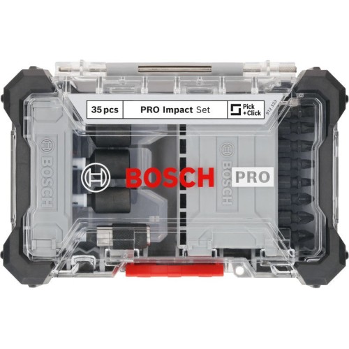 Set de puntas de atornillar PRO Impact, 35 unidades