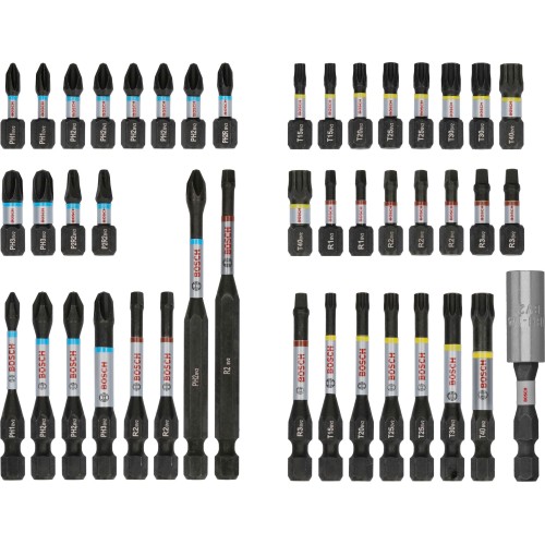 Set de puntas de atornillar PRO Impact, 44 unidades