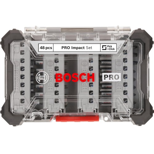 Set de puntas de atornillar PRO Impact, 48 unidades